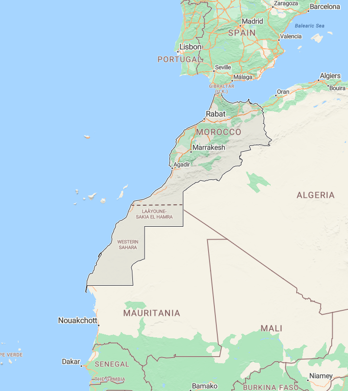 Morocco Continental Position